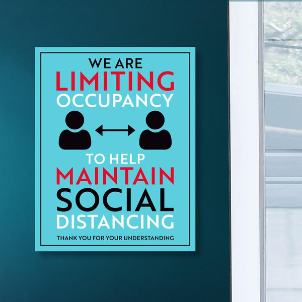 We Are Limiting Occupancy Decal