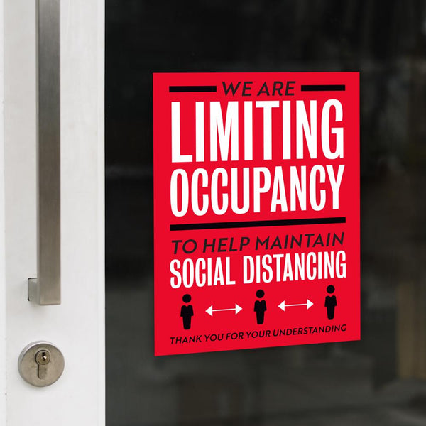 We Are Limiting Occupancy To Maintain Decal