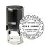 Round Self-Inking Mississippi Notary Stamp