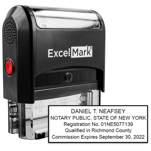 Self-Inking New York Notary Stamp