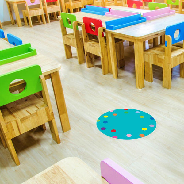 Dots Classroom Floor Decal