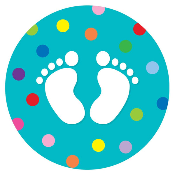 Footprints Classroom Floor Decal