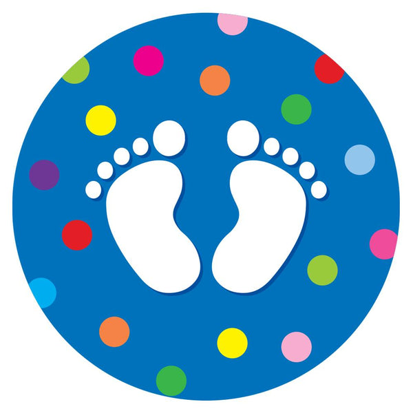 Footprints Classroom Floor Decal