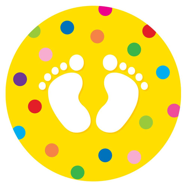 Footprints Classroom Floor Decal
