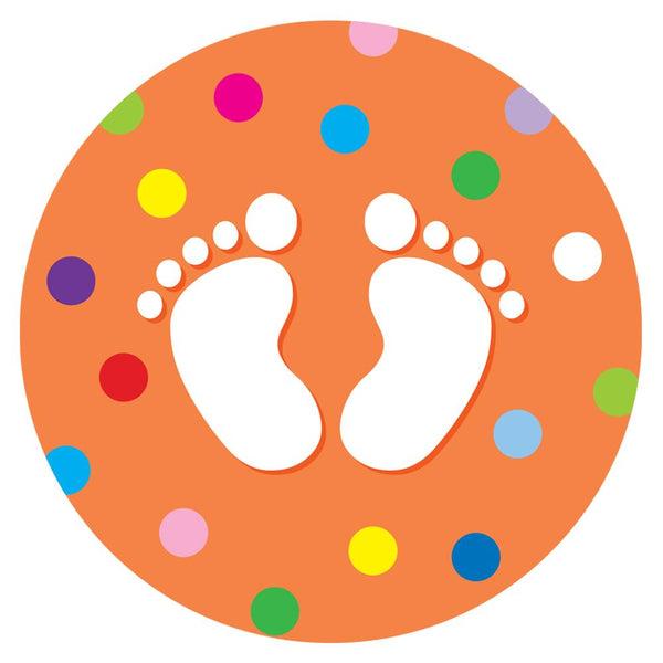 Footprints Classroom Floor Decal