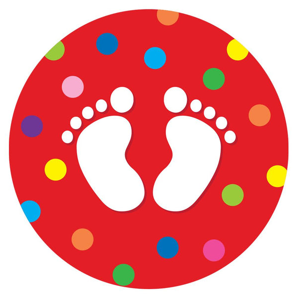 Footprints Classroom Floor Decal
