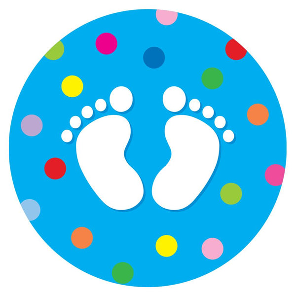 Footprints Classroom Floor Decal