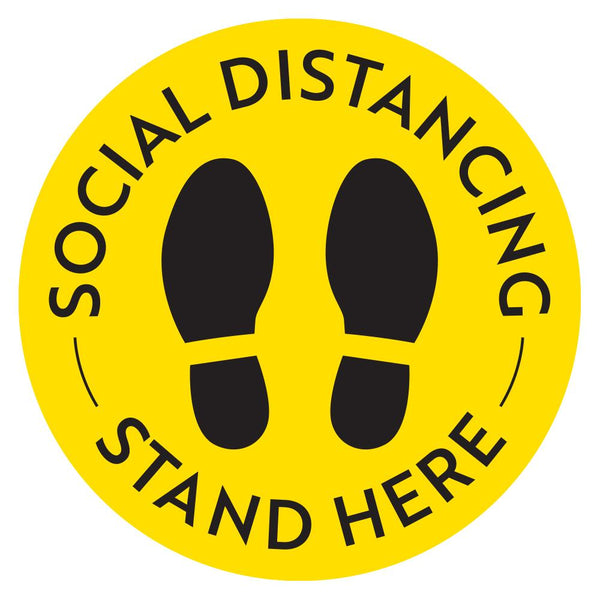 Social Distancing Floor Decal