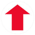 Red Arrow Floor Decal