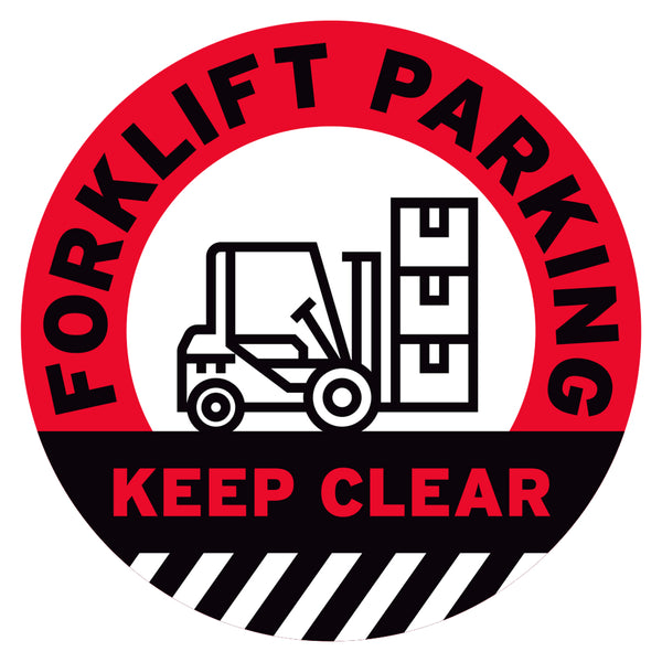 Florklift Parking Keep Clear Floor Decal
