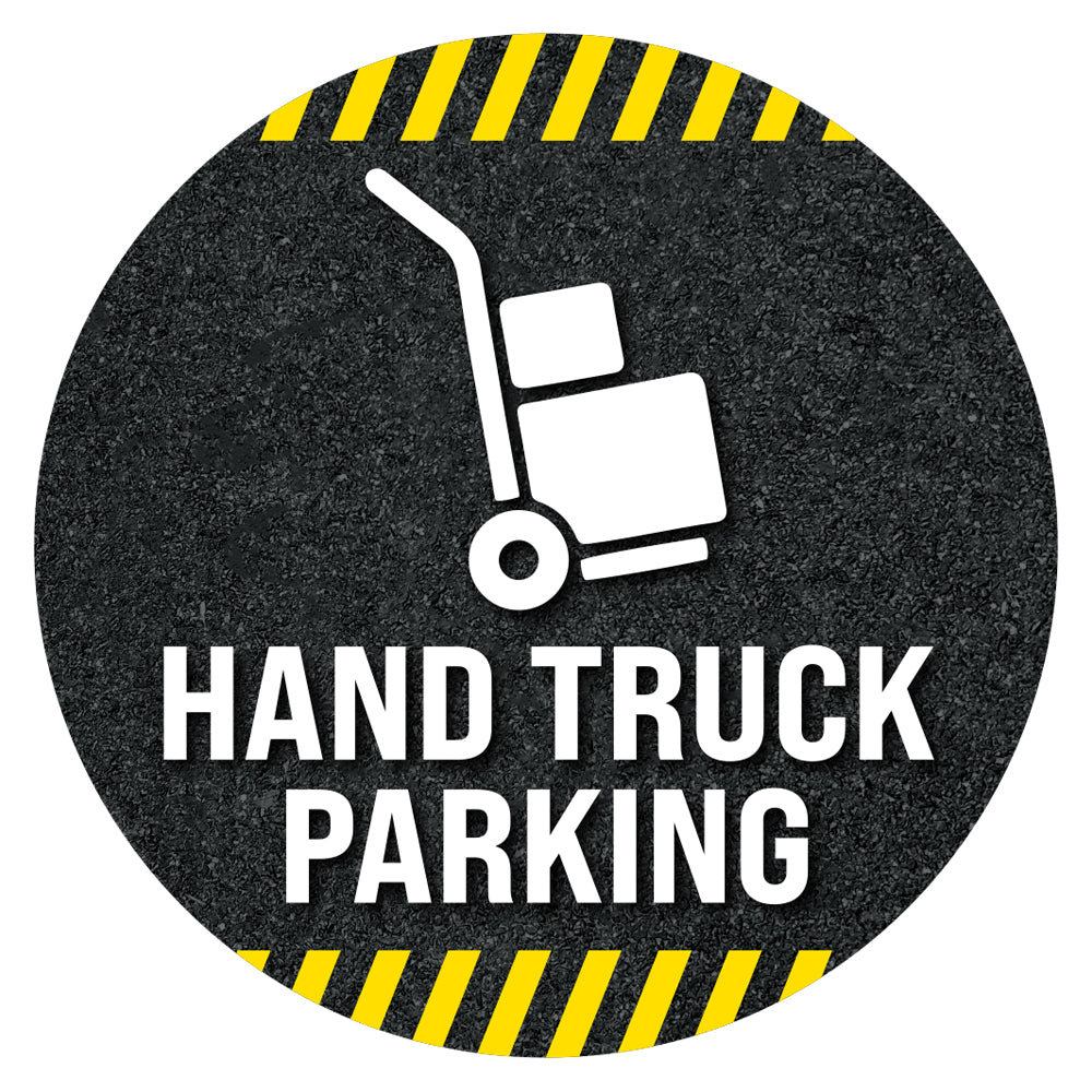Hand Truck Parking Floor Decal