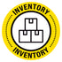 Yellow Inventory Floor Decal
