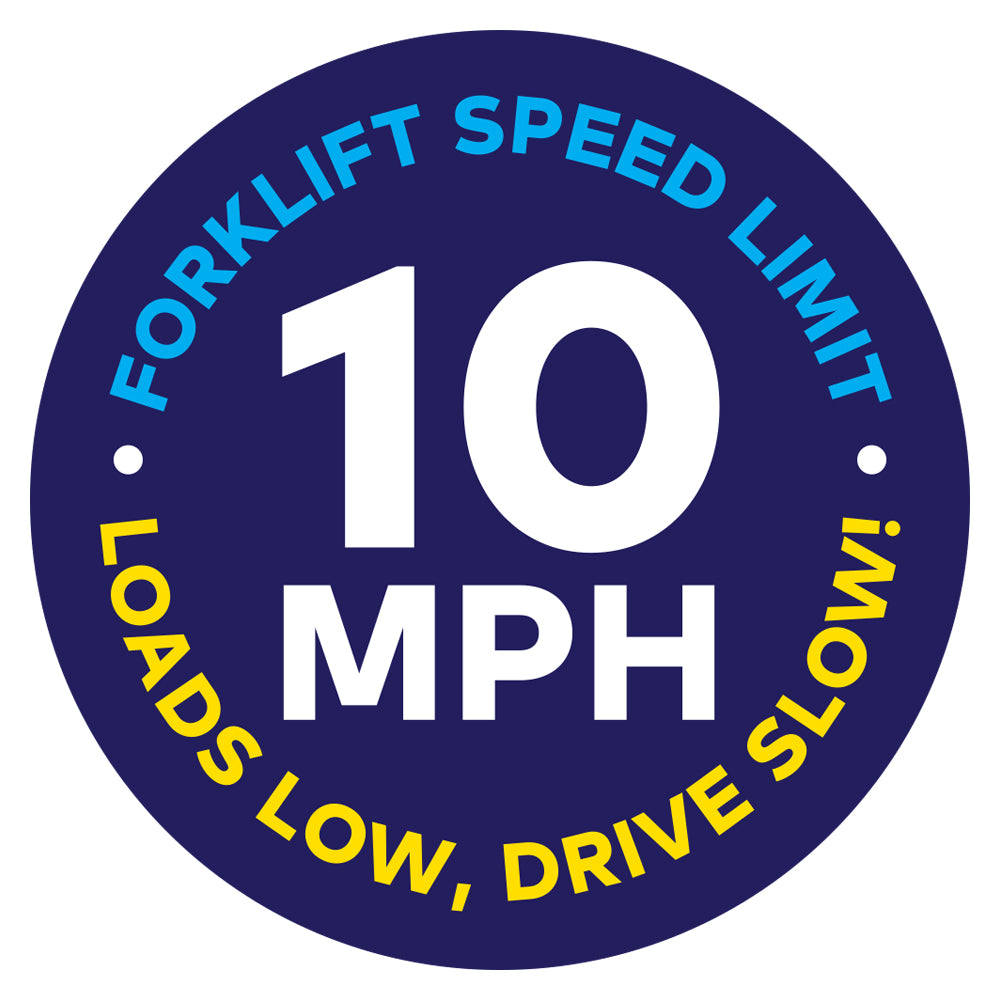 Max Speed 10mph Schild Oder Aufkleber – Wasserfest, UK – REGU0009