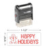 Happy Holidays 2 Stamp