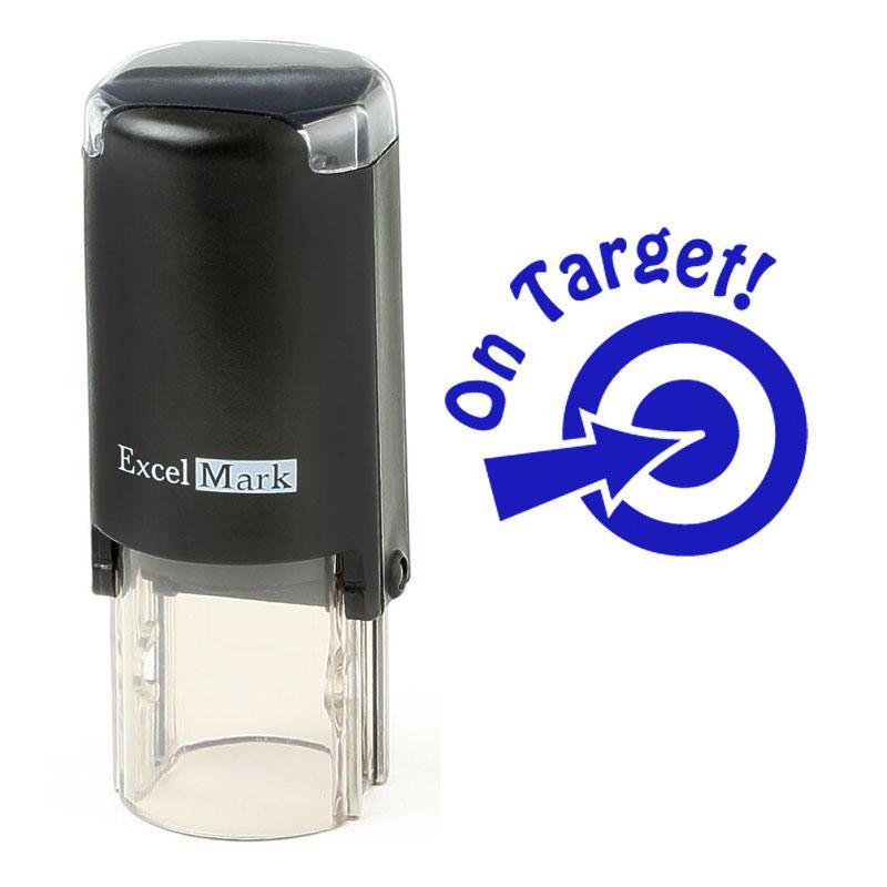 Over Target Stamp On Target! Stamp | ExcelMark