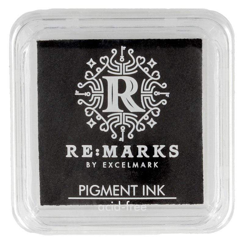 ExcelMark Ink Pad For Rubber Stamps 2-1/8 By 3-1/4 - Black on