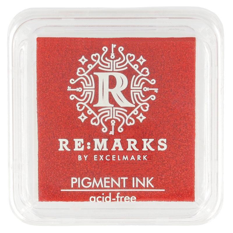 ExcelMark Ink Pad for Rubber Stamps 2-1/8 by 3-1/4 (Black Ink) - 2 Pack