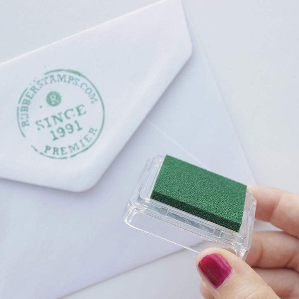 Green Ink Pad,Green, DIY Cute Watercolors Ink Pad Stamp Inkpad for Rubber  Stamp Scrapbook Decoration (Green Gradient)