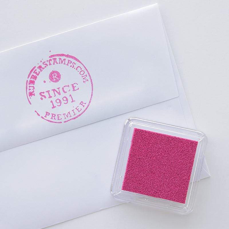 Large Retro Color Ink Pad for Stamping – Raspberry Stationery
