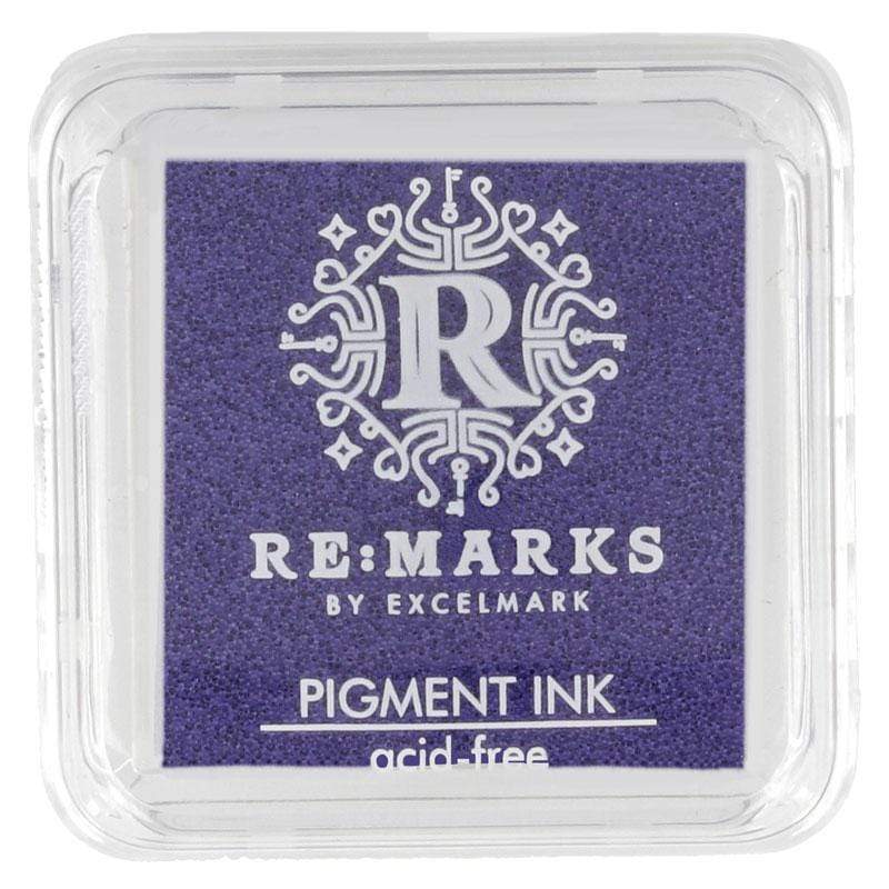 ExcelMark Rubber Stamp Ink Pad Extra Large 4-1/4 by 7-1/4 (Black)