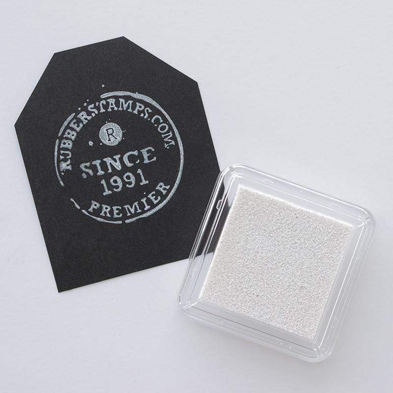 White Fabric Ink Stamp Pad, Fabric Ink Pad for Rubber Stamps, White Stazon  Pad, Permanent Textile Ink for Fabric Stamp 