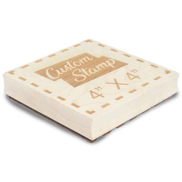 Custom Stamps 4" by 4" Engraved Stamp