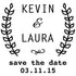 Save The Date Olive Branch Stamp