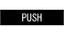 Classic Push Sign