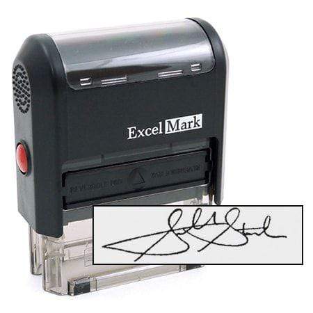 Self-Inking Signature Stamp