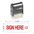 Sign Here Stamp