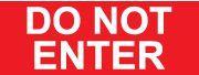 Do Not Enter Sign